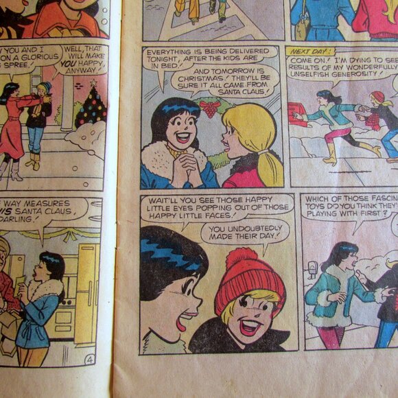 BETTY & VERONICA COMIC 1978 CHRISTMAS SPECTACULAR, ARCHIE COMICS NO. 477 VINTAGE - Picture 3 of 7